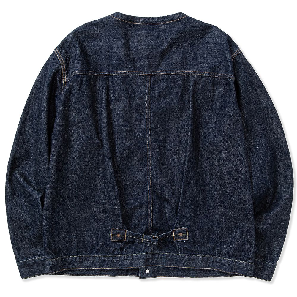 CALEE - Vintage type denim coverall (Ow Indigo blue) / デニム