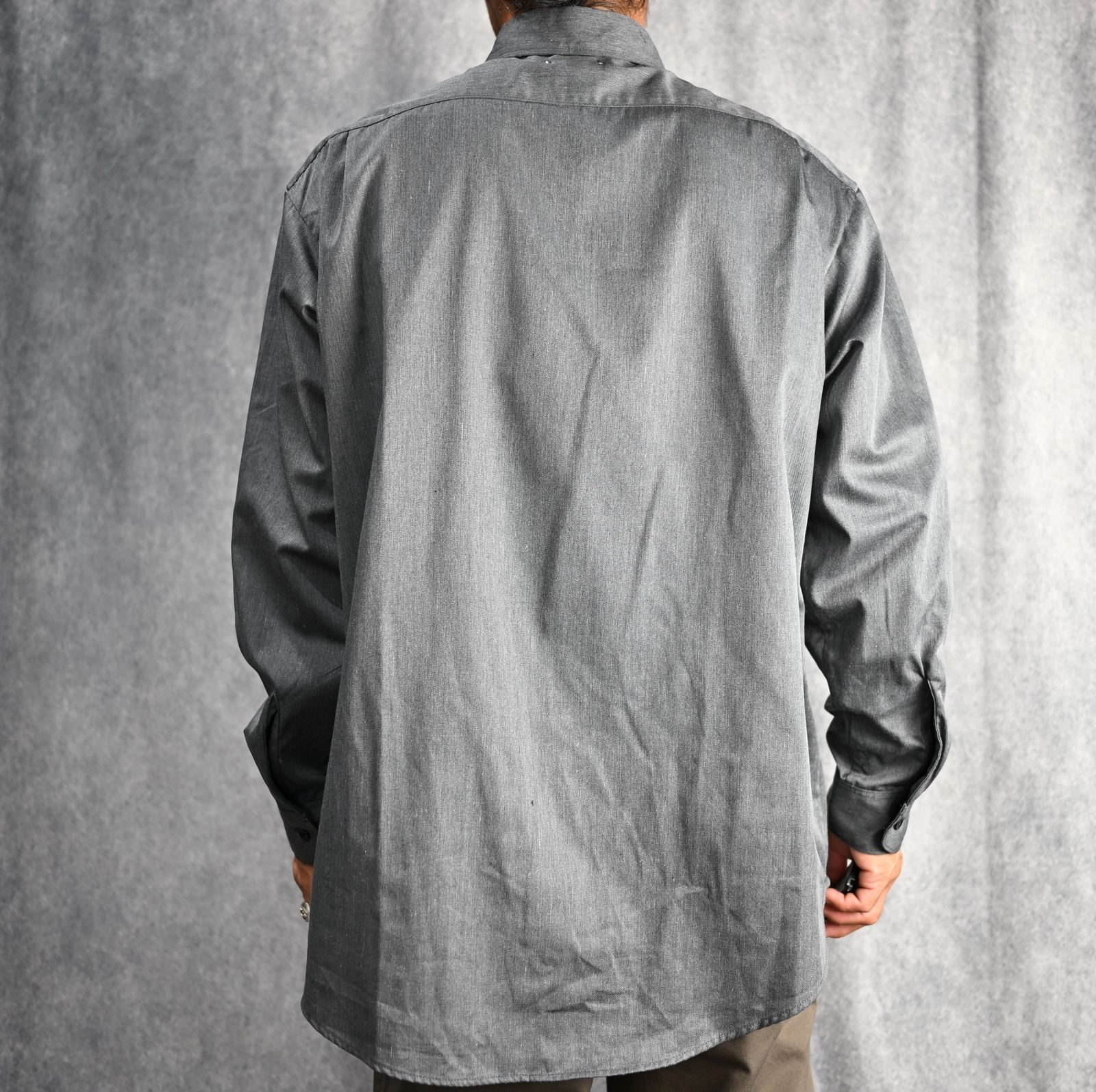 T/C Twill Work SH （GRY） / ポリエステル/コットン ツイル ワークシャツ
