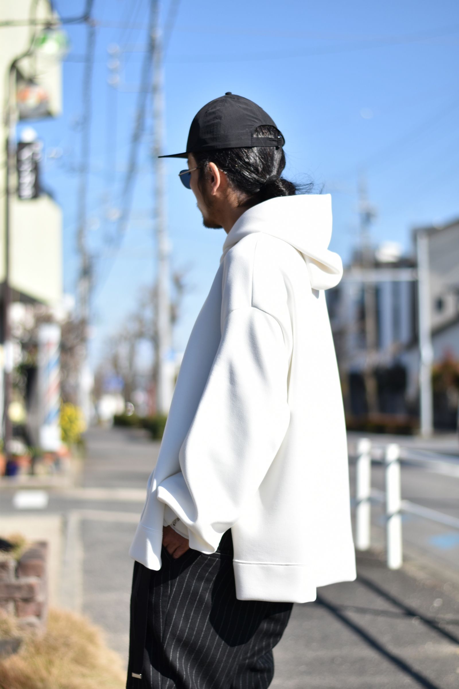 ジップベント フーディ / LB22SS-PK01-NM (WHITE)