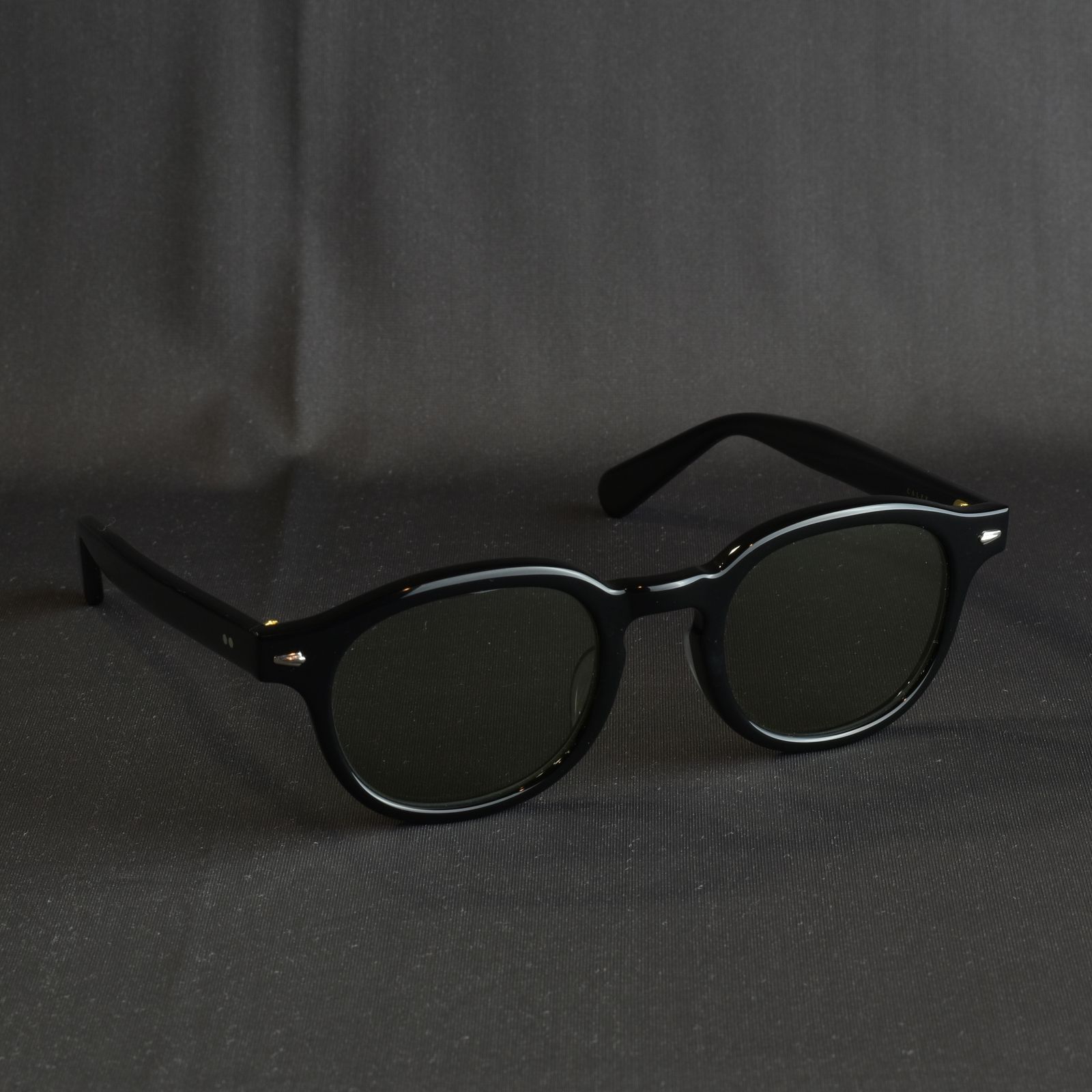 CALEE - B/W TYPE GLASSES (BLACK/GREEN) / ボストン/ウェリントン サングラス | chord online  store