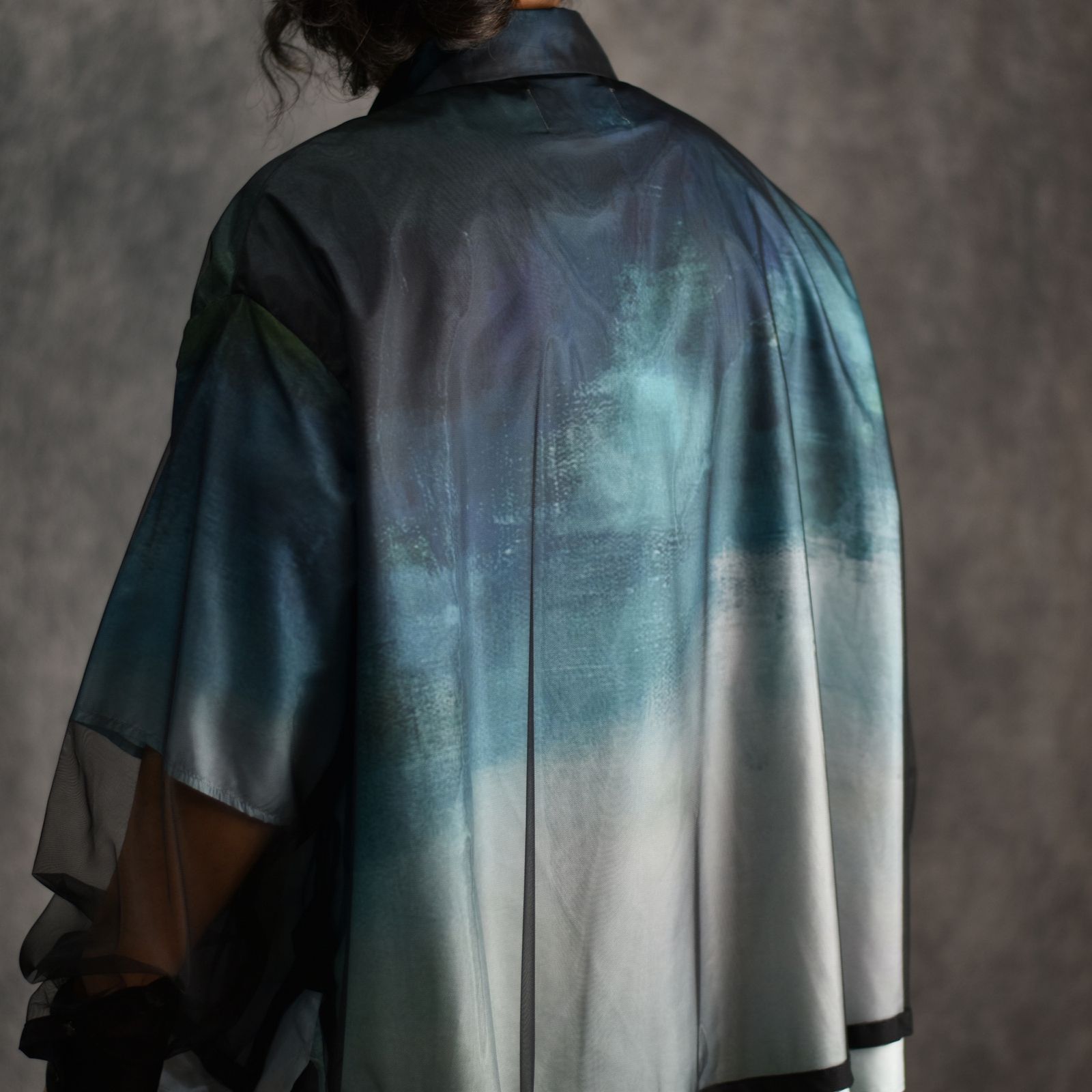 3Dグラフィカルチュールレイヤーシャツ (COLD LANDSCAPE) / LB25SS-SH08-RCT-LSC