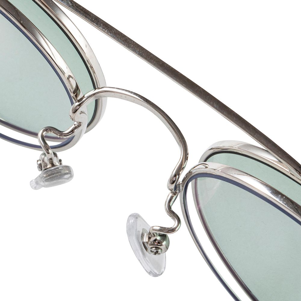 CALEE グラシーズ 眼鏡 2022 CALEE - Flip up type circle metal glasses -Limited- (Black
