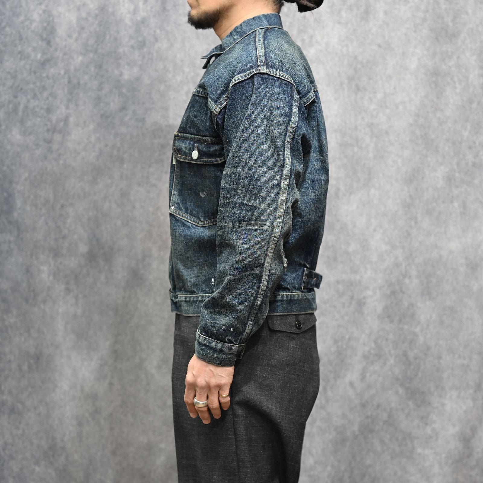 #001 T-BACK DENIM JACKET （INDIGO） / デニムジャケット ファースト （インディゴ） 2026SSJK-YY-0001