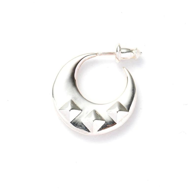 アクセサリー CALEE MOON ROLL SILVER PIERCE CALEE - MOON ROLL STUDS SILVER PIERCE (SILVER) / ムーン