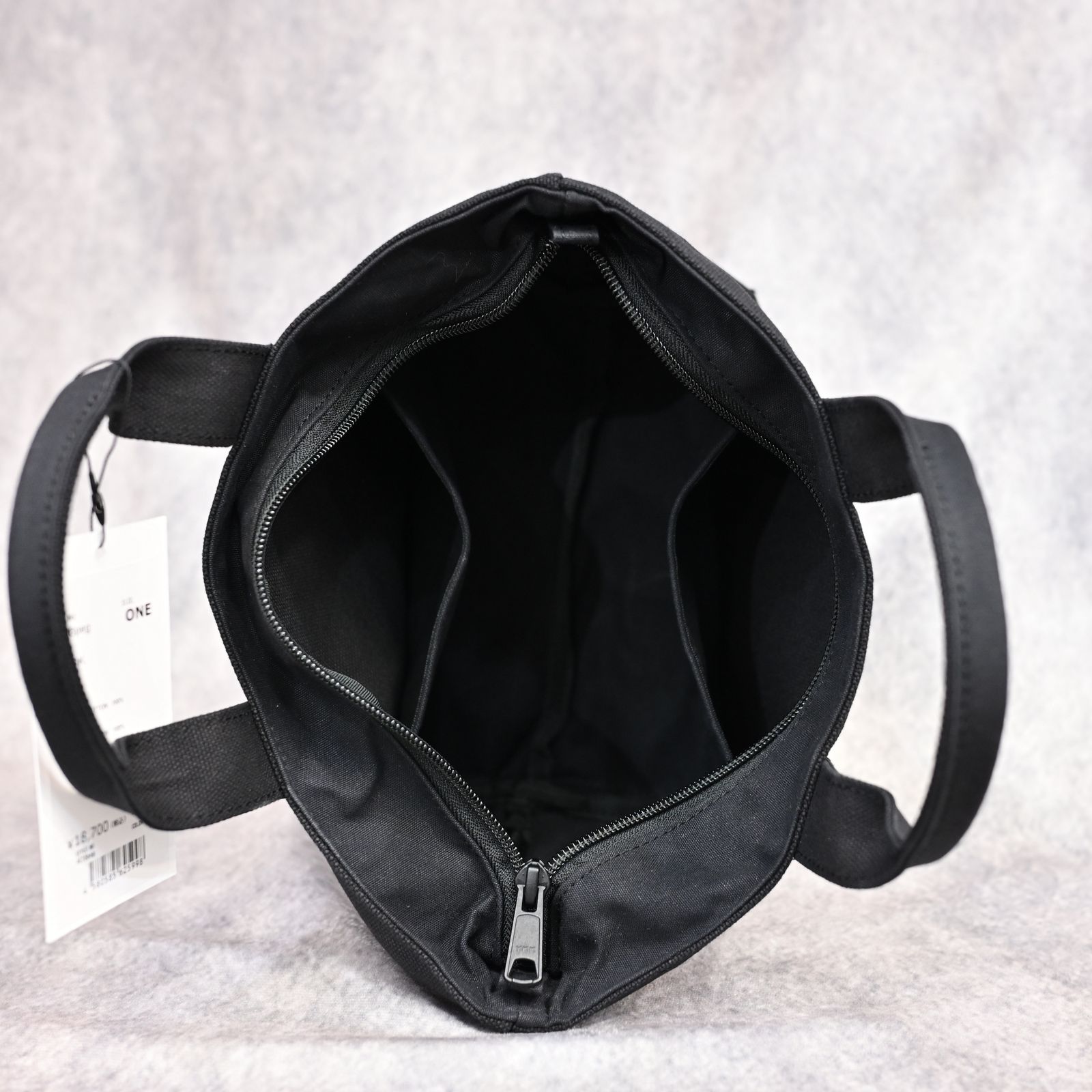 TOTE BAG （BLACK） / ミニ トートバッグ (ブラック) AC16
