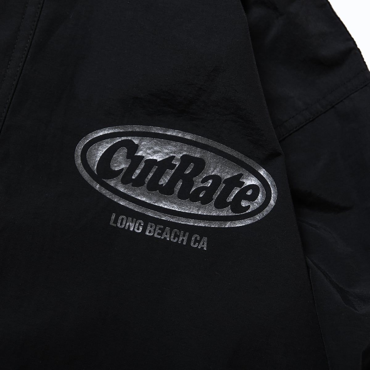 CUTRATE LOGO C/N REFLECTOR TRACK TYPE JACKET (BLACK)