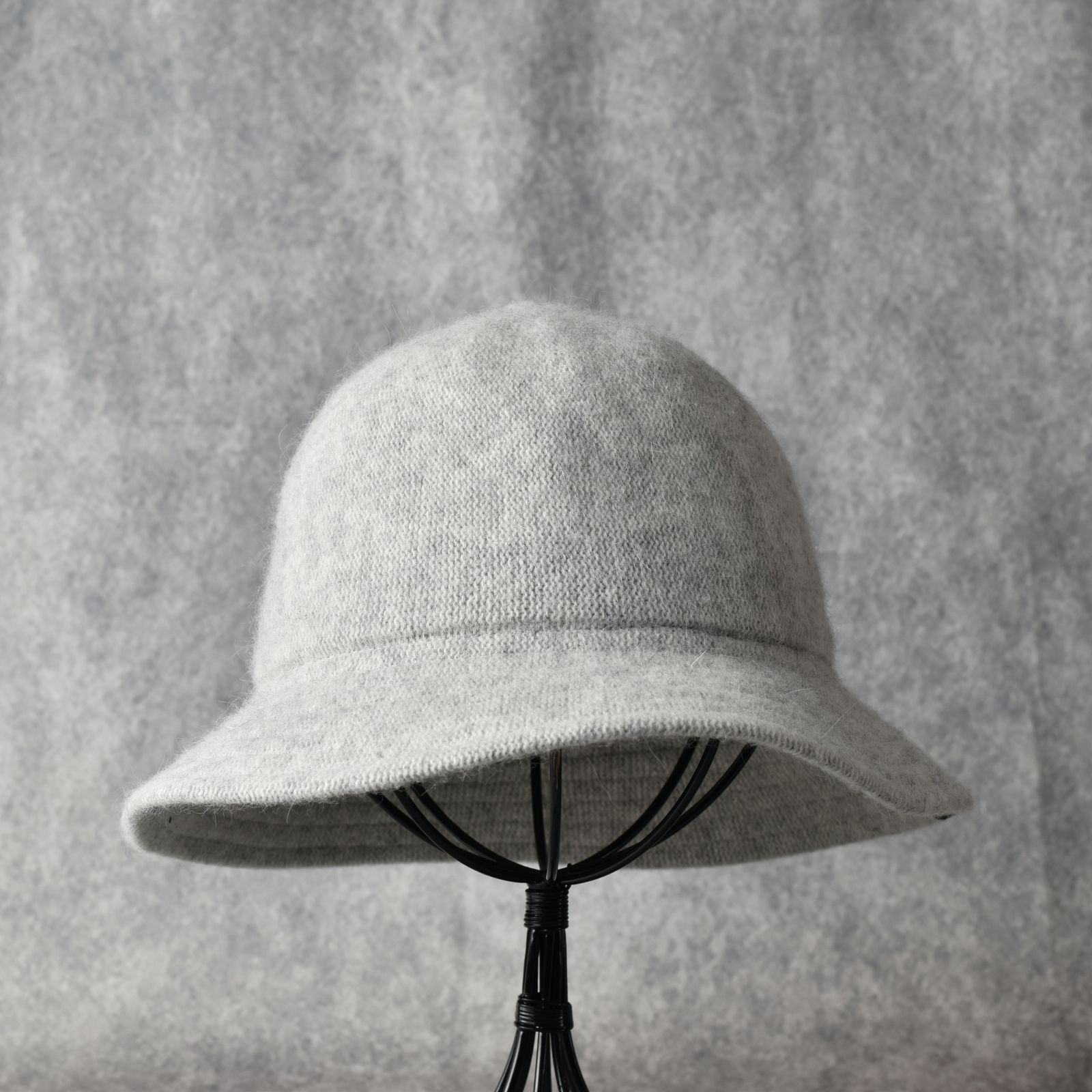 Angora Wool Bell Hat "BOYZ" (GRAY) / アンゴラウール ベル型ハット