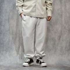 HIGH GAUGE DOUBLE KNIT SWEAT RELAX PANTS (MIX GRAY)｜ダンボールニットスウェットパンツ｜CL-25AW020