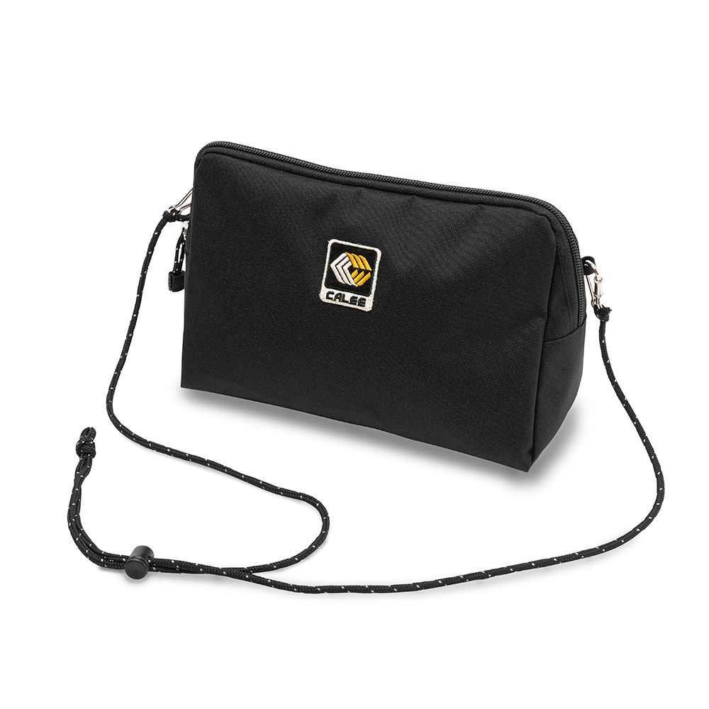 CALEE - Cordura fabric tm logo pouch (Black) / コーデュラ トレード ...