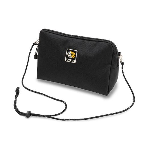 Cordura fabric tm logo pouch (Black) / コーデュラ トレードマークロゴ ZIPポーチ