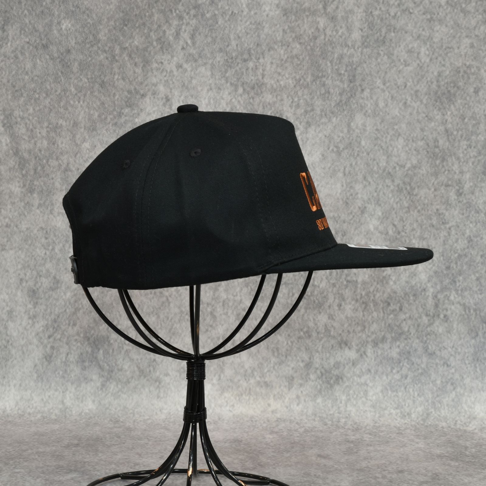 CALEE NATIONAL LOGO SOUVENIR CAP (BLACK/ORANGE)｜ベースボール キャップ｜CL-25EA001EX