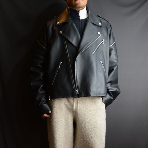 FACETASM × AVIREX ZIP RIDERS JACKET （BLACK） / アヴィレックス ジップライダースジャケット （ブラック）