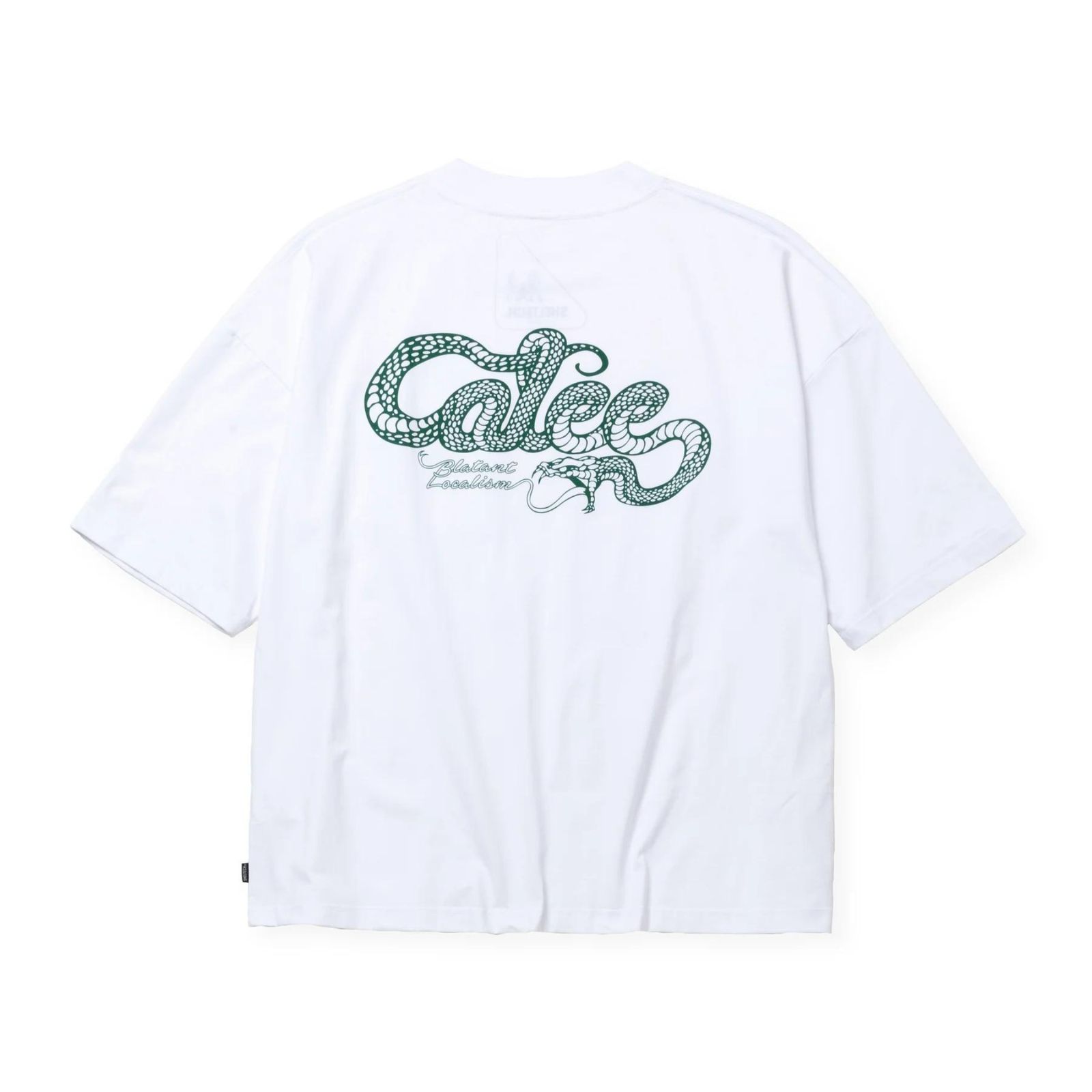 × SHELTECH®︎ CL SNAKE LOGO DROP SHOULDER TEE (WHITE) / シェルテック キャリー スネークロゴ ドロップショルダー 半袖Tシャツ