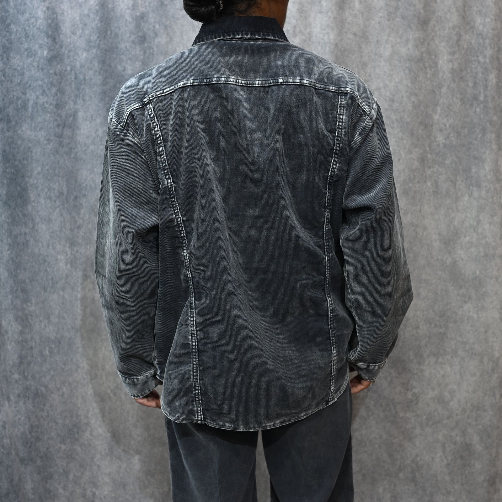 × Wrangler SHIRT （BLACK）｜× ラングラー コーデュロイシャツ｜6252-WR01