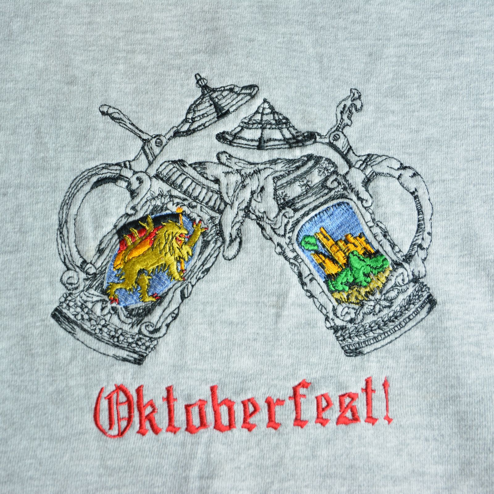 古着 90's / JERZEES ジャージーズ 「Oktoberfest!」 スウェット トレーナー / XLサイズ