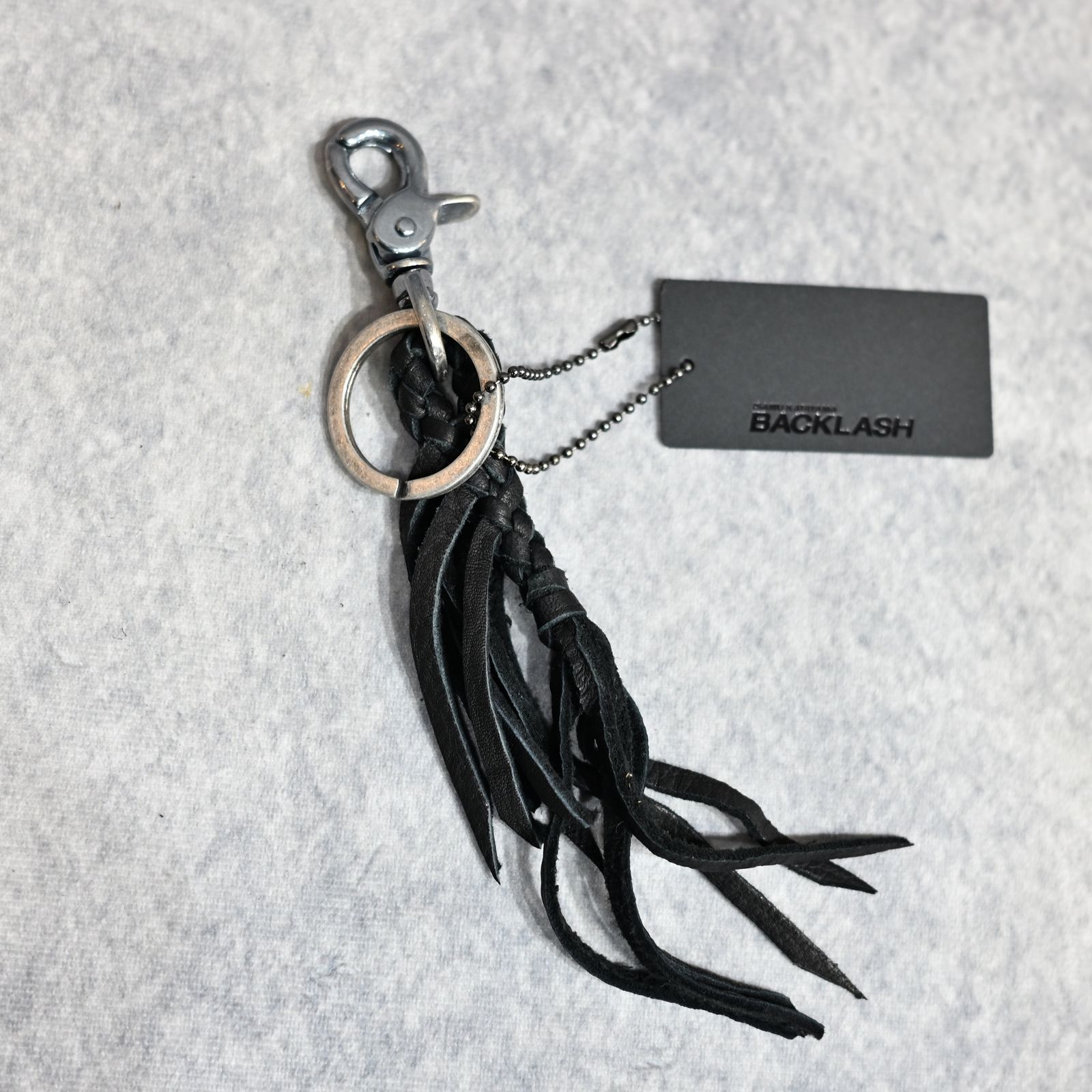 ディアスキン メッシュ キーホルダー （BLACK） 367-01