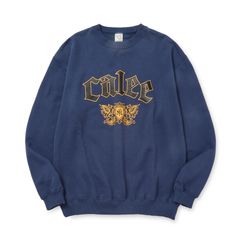 EMBLEM LOGO CREW NECK SW (NAVY)｜クルーネック スウェット トレーナー｜CL-25AW014