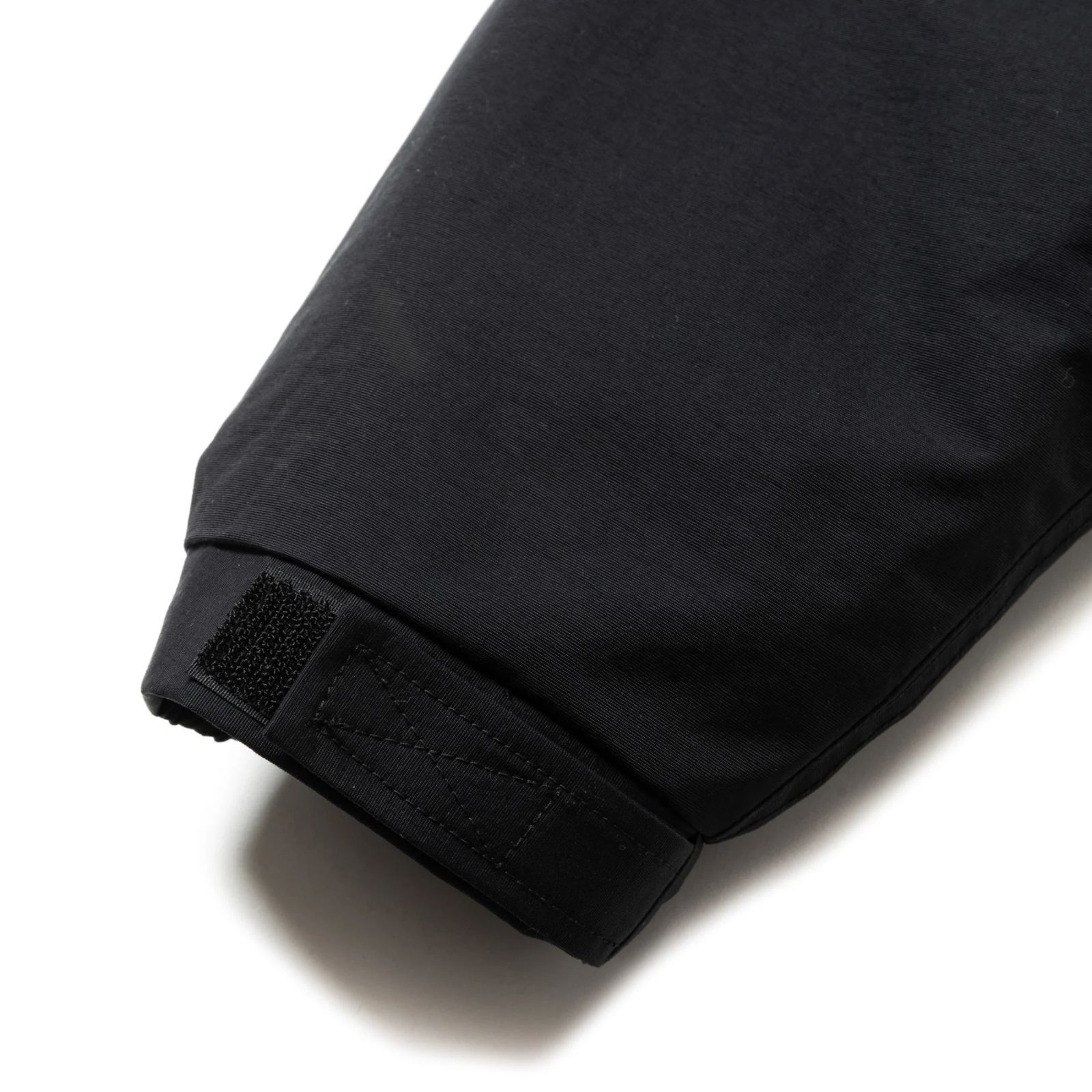 TASLAN NYLON PADDED JACKET (BLACK) / スタンドカラー パデッドジャケット