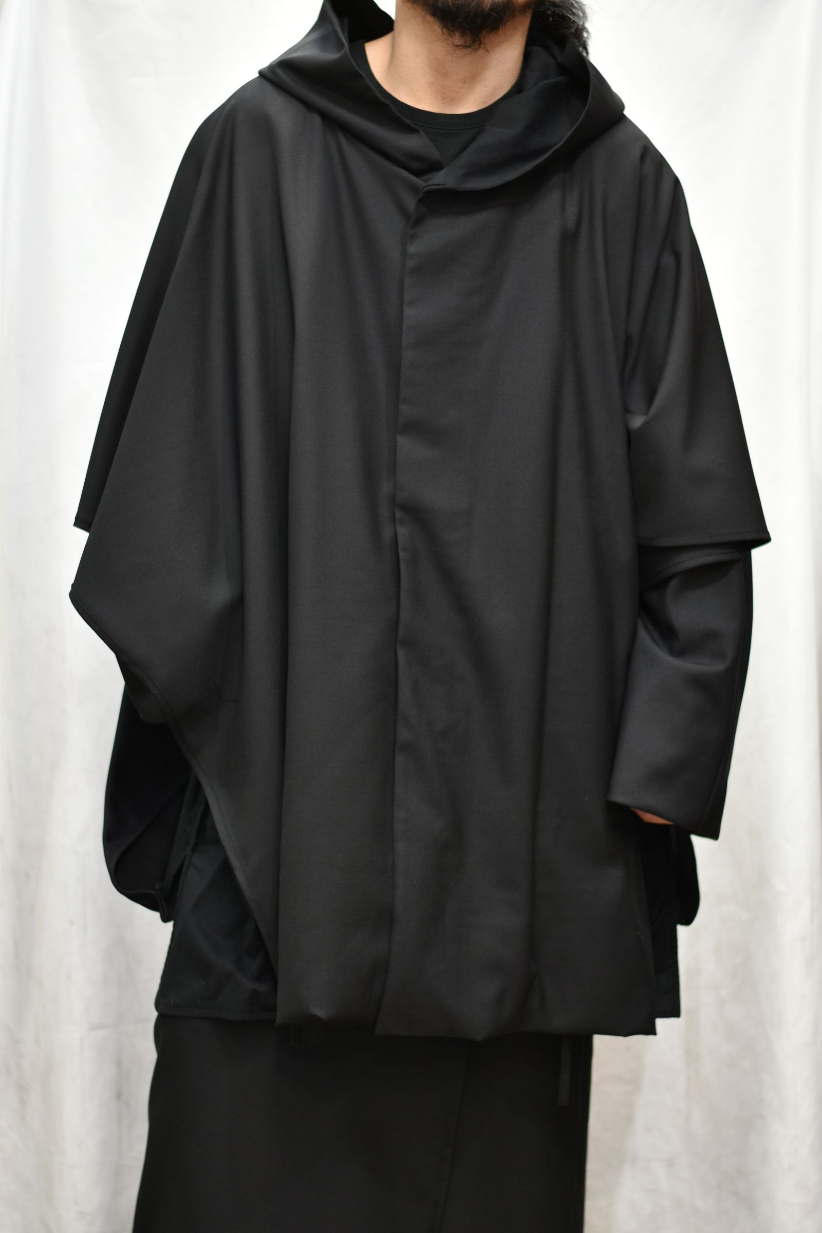 Ground Y - T/W Gabardine Big Cape | chord online store