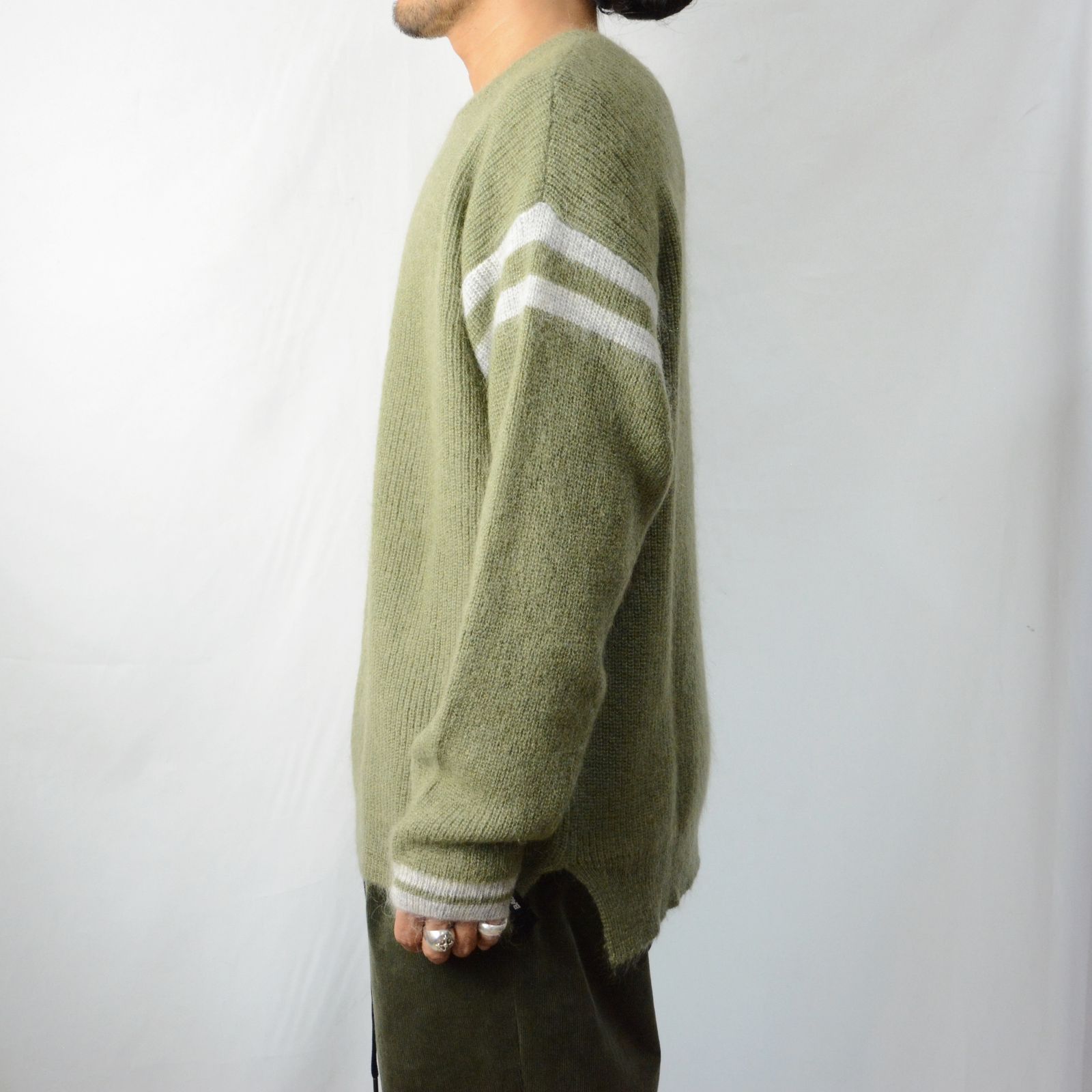 モヘア プルオーバーニット （GREEN）
