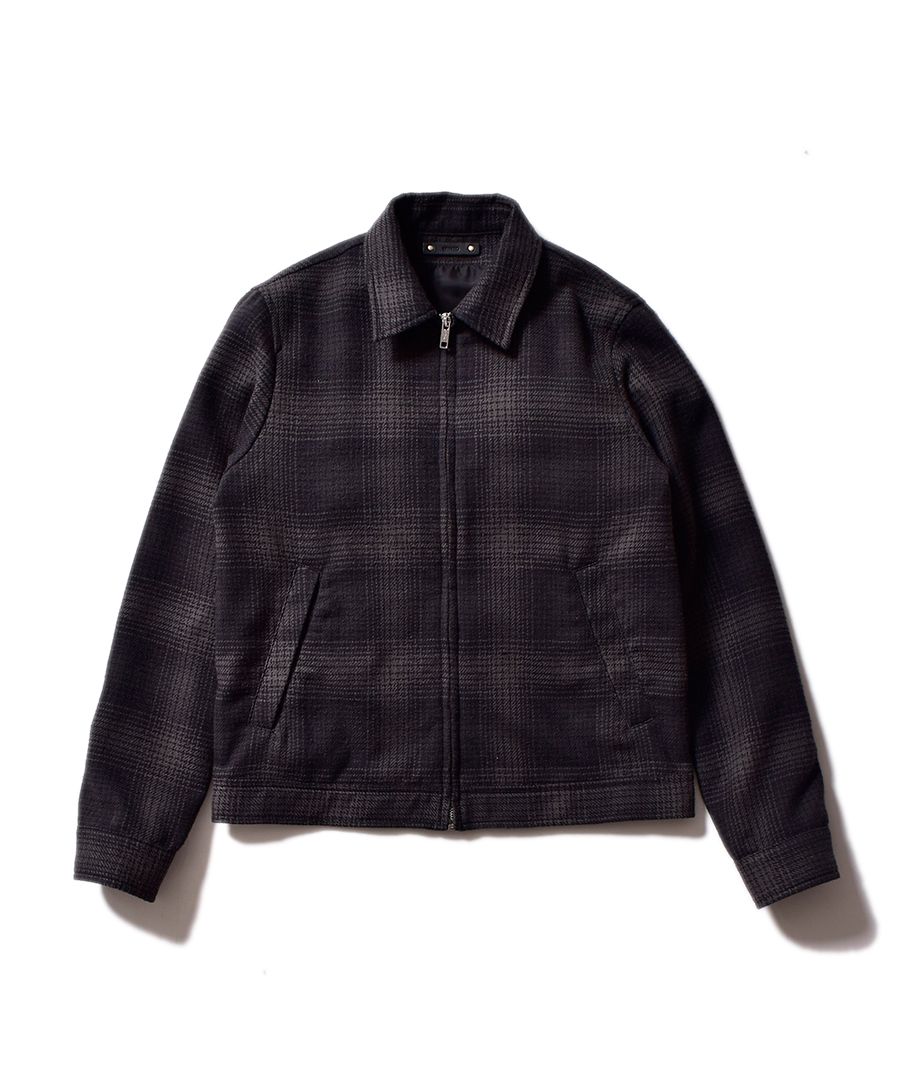 MINEDENIM - Grandrelle V.Check Flannel Zipup BZ | chord online store