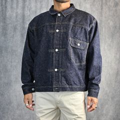 #018 LV T-BACK JACKET WITH COTTON LINER ONE-WASHED （INDIGO） / デニムジャケット Gジャン （インディゴ）