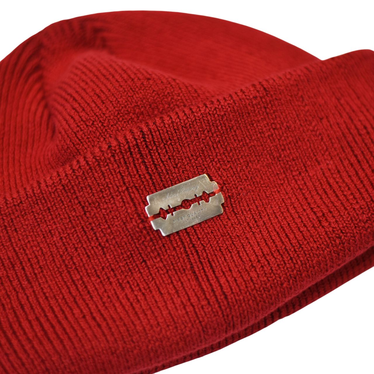 Acrylic Cotton Watch Cap "HUNTER" (SCARLET)｜ワッチキャップ ニット帽｜Y01024