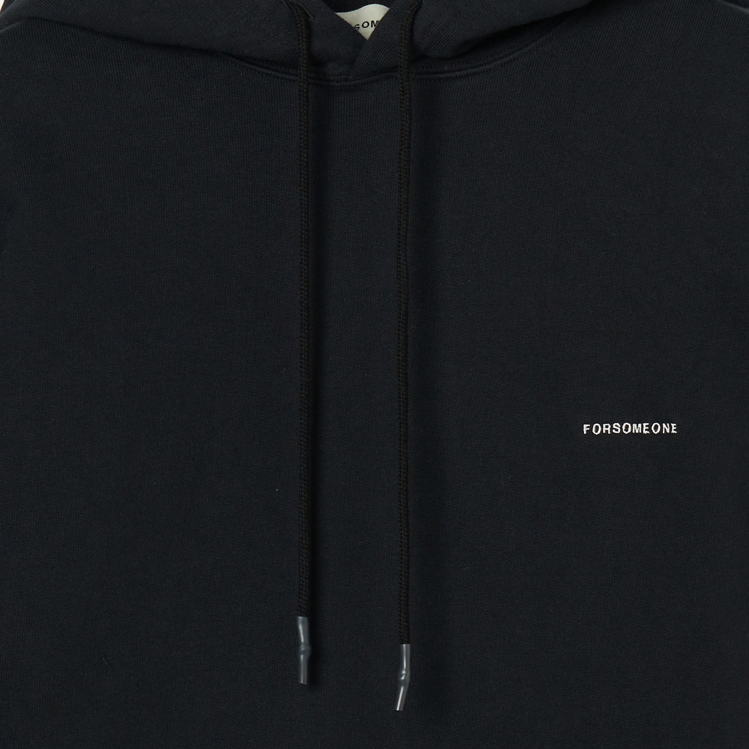 FORSOMEONE - LOGO HOODIE (BLACK) / パーカー ブラック | chord