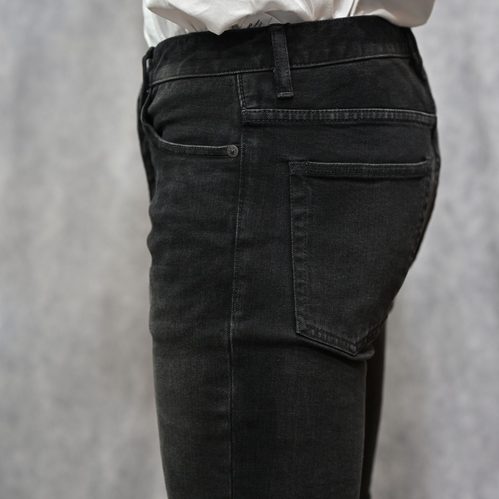 S.Slim STR 5pocket  （BKU） ｜スーパースリム デニムパンツ (ブラック)｜2604-1002
