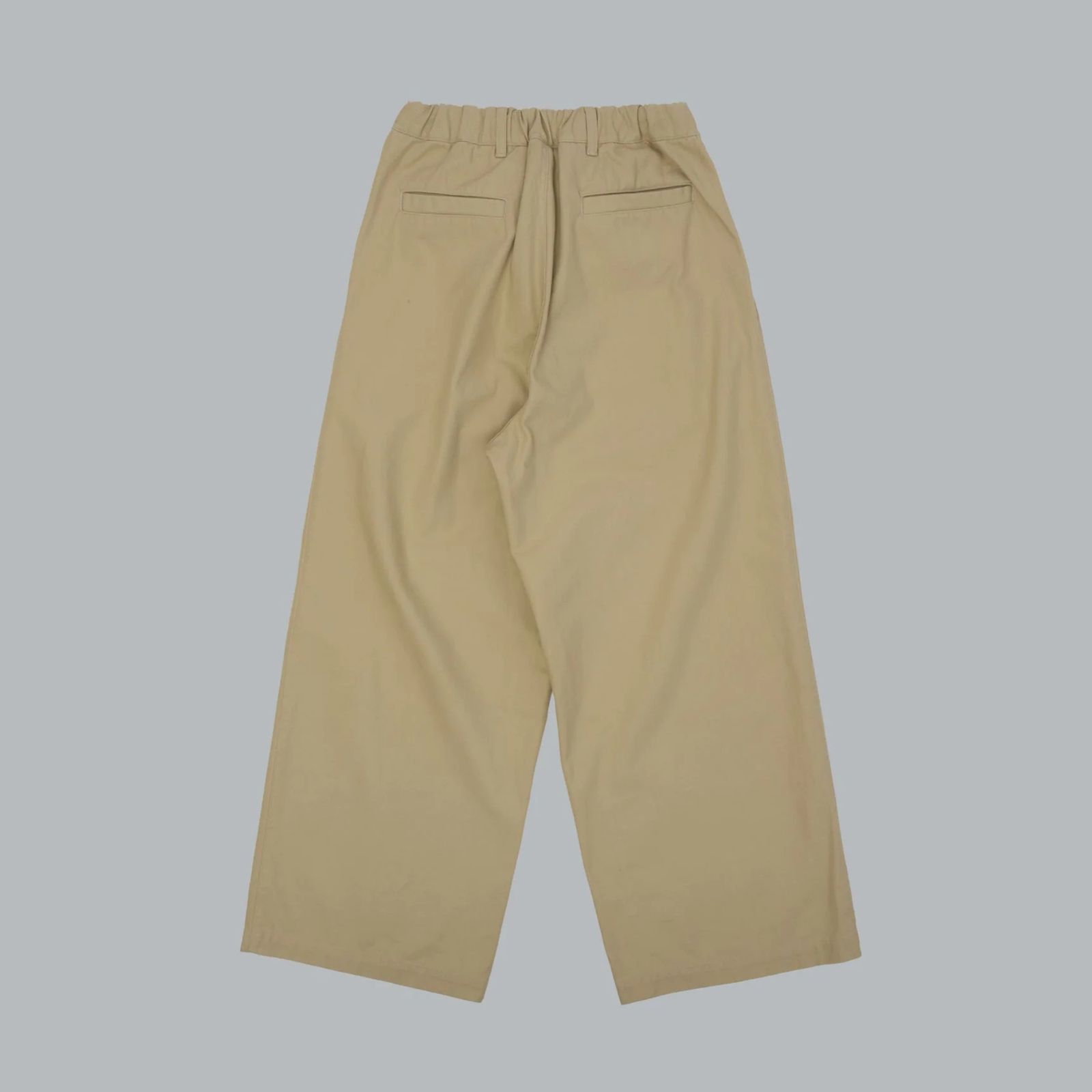 CHINO WIDE TROUSERS （BEIGE） / チノパンツ ワイドトラウザー （ベージュ） 2026SS-PT2-YT