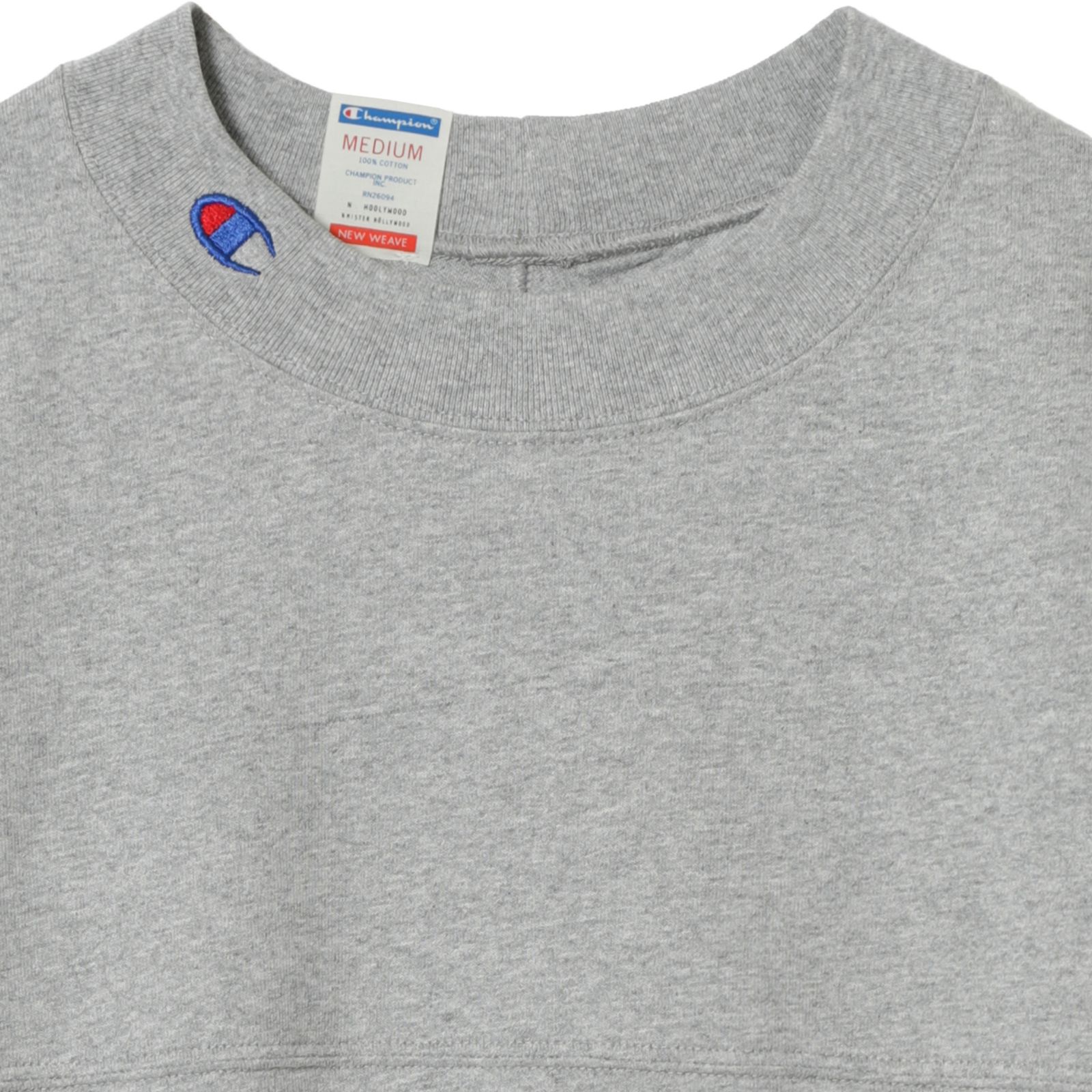 × champion football T-SH （T.GY） /  フットボールTシャツ （グレー）