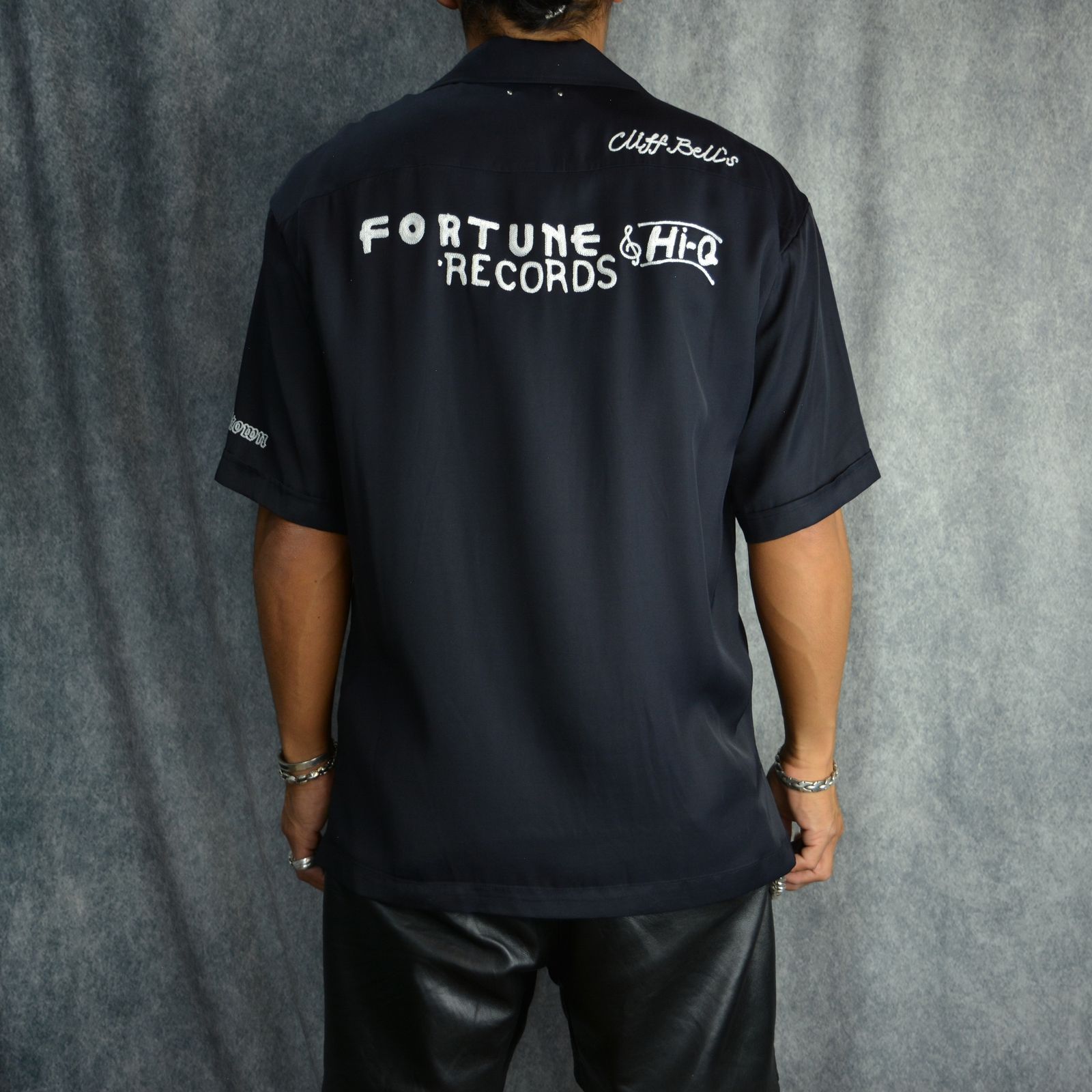 MINEDENIM - Detroit Embroidery Bowling SH （BLK