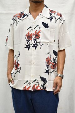 ×MIHO MURAKAMI ALLOVER PATTERN S/S SHIRT (WHITE)