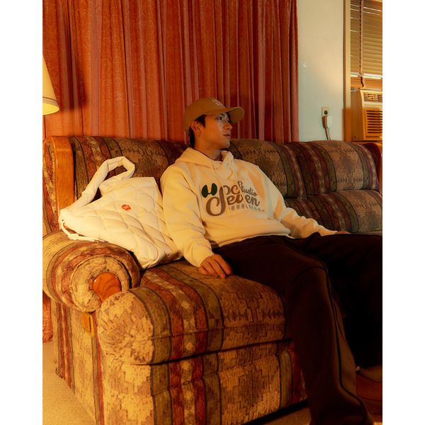 Logo Knit Hoodie （WHITE） / ロゴニット フーディー （ホワイト）