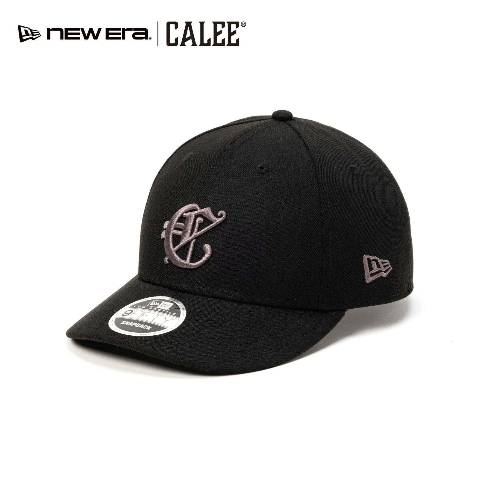 × NEW ERA®︎ CALEE LOGO BASEBALL CAP ＜EXCLUSIVE＞ (BLACK)｜× ニューエラ ベースボールキャップ｜CL-NEWERA011