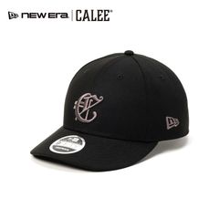 × NEW ERA®︎ CALEE LOGO BASEBALL CAP ＜EXCLUSIVE＞ (BLACK)｜× ニューエラ ベースボールキャップ｜CL-NEWERA011