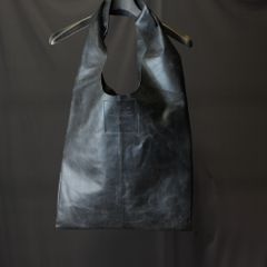 GUIDI カーフWAX仕上げ 限定トート （ブラック）
