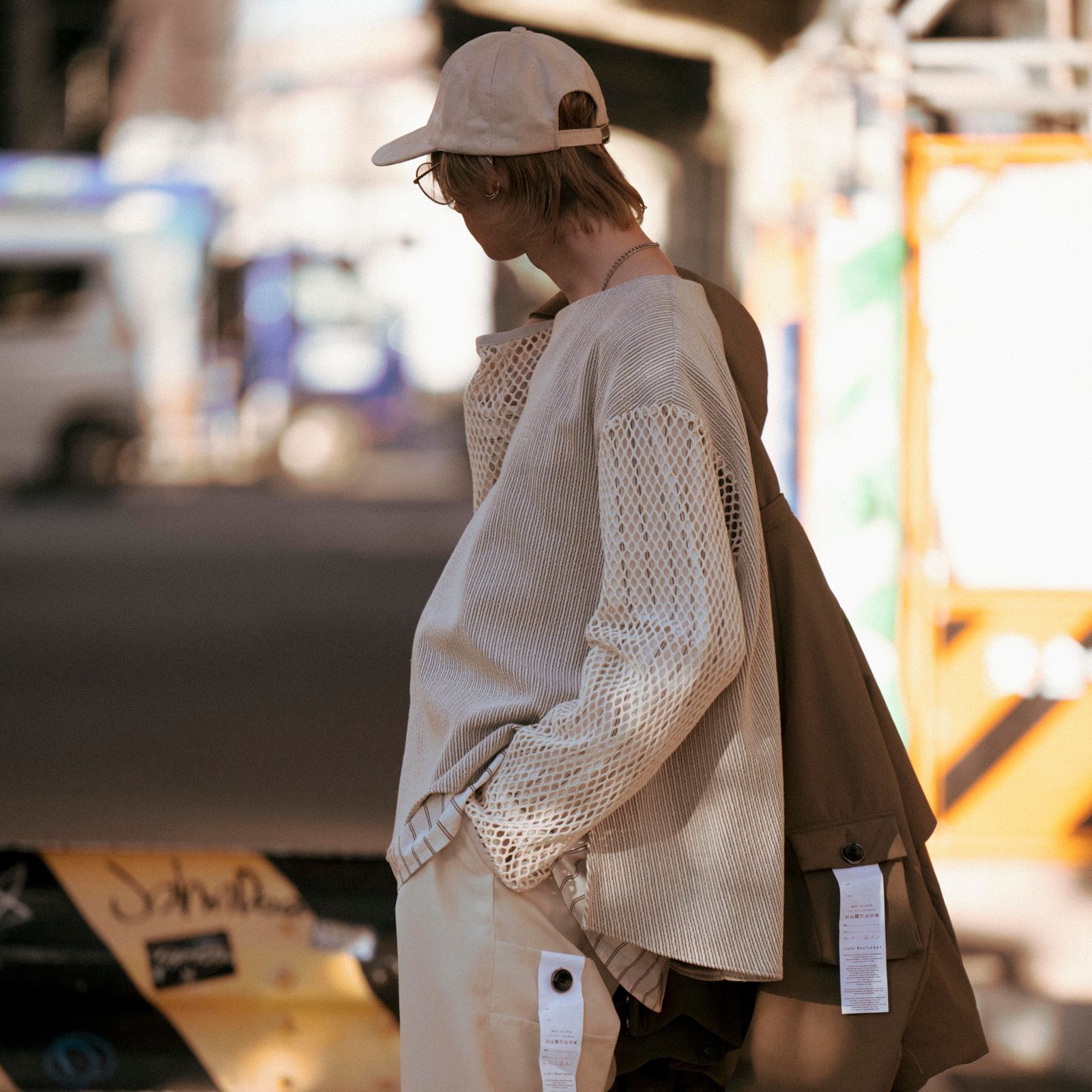 ボートネックニットソー / LB24AW-PO06-FSJ (IVORY×OFFWHITE STRIPE)