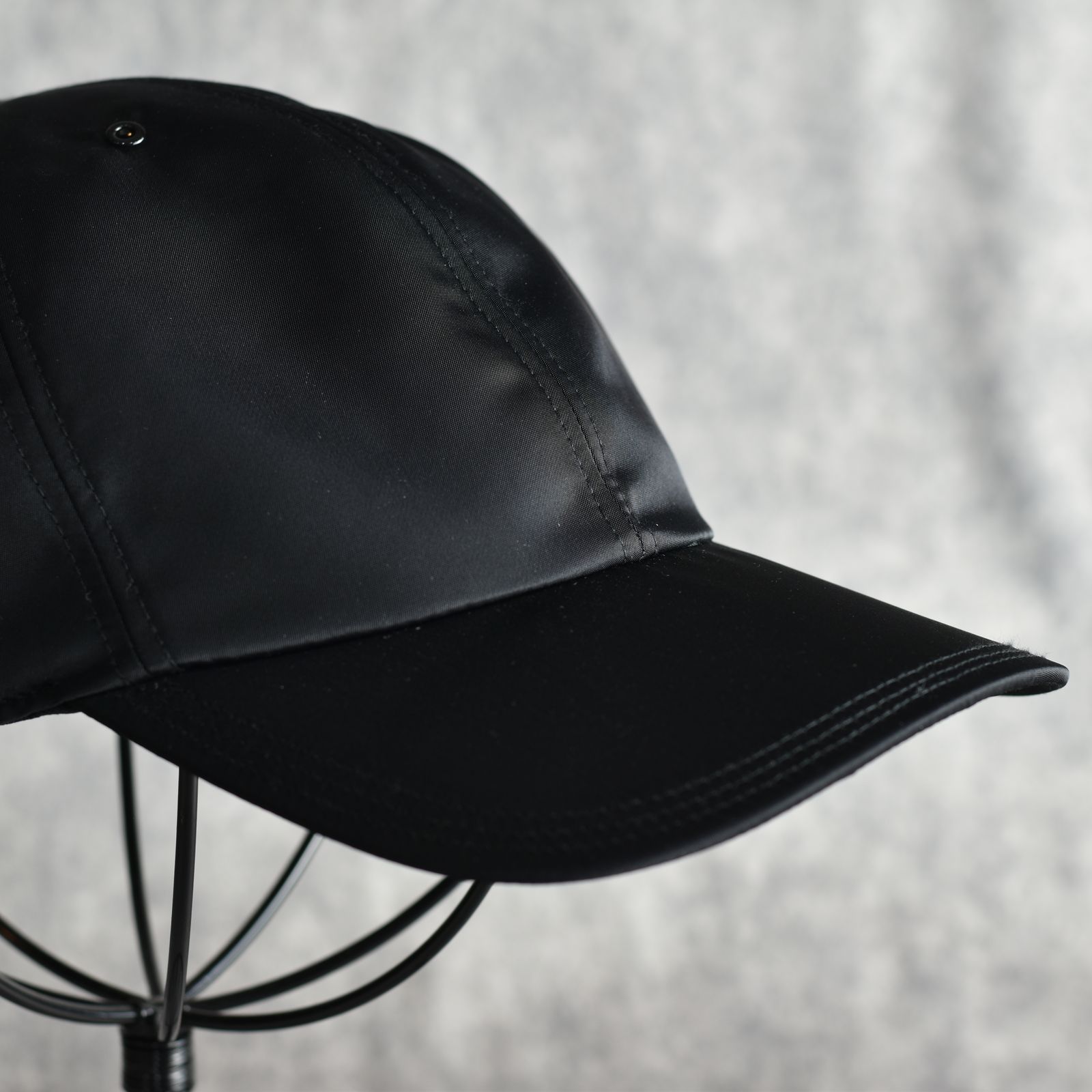 SOLARIS&CO. - Nylon Twill Curved Visor Cap 