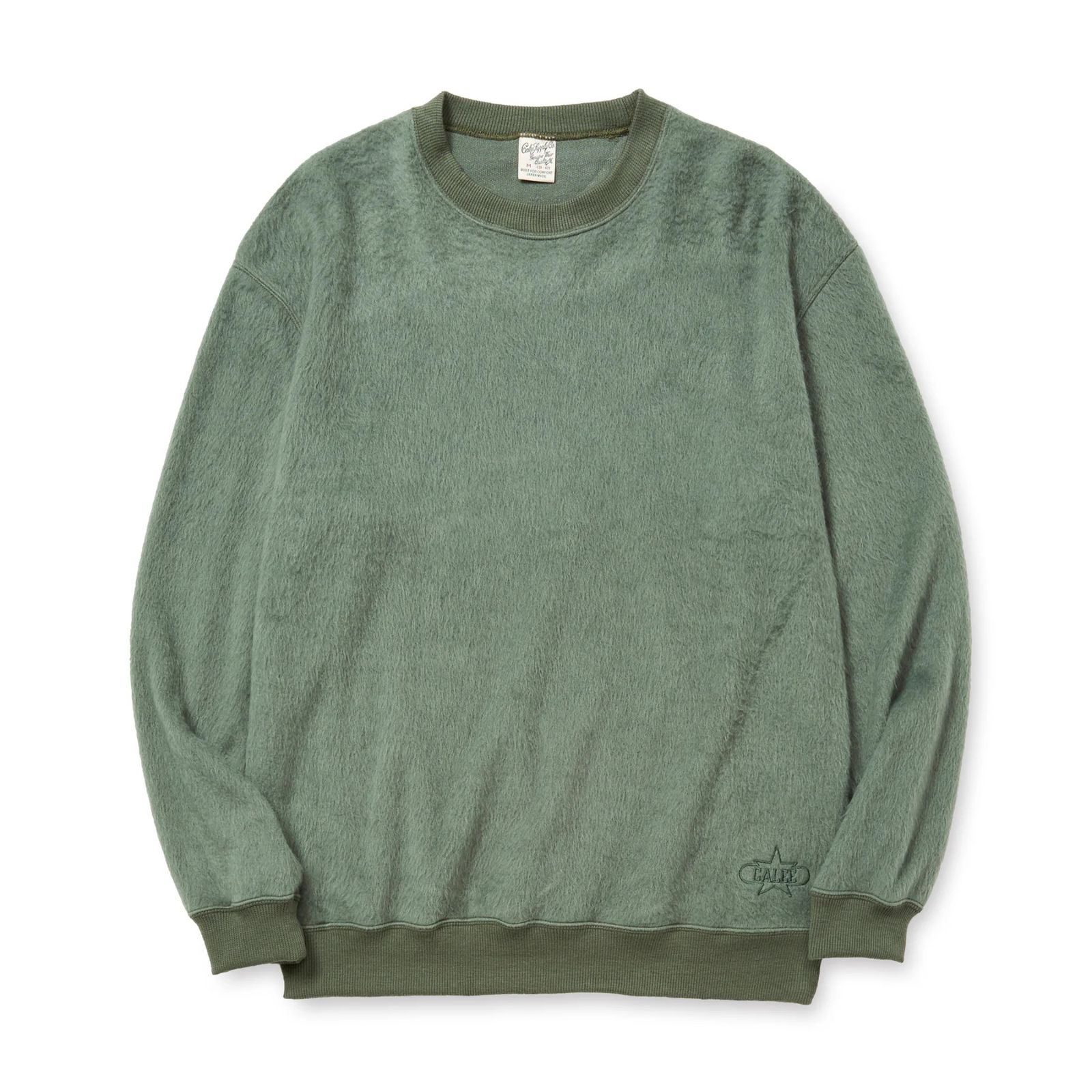 SHAGGY FABRIC CREW NECK SW (GREEN)｜シャギー クルーネック スウェット トレーナー｜CL-25AW036