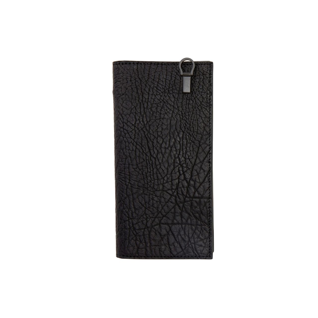MARYAM ホースバットヒートシュリンク 二つ折り長財布 (BLACK / ブラック) / 891-04
