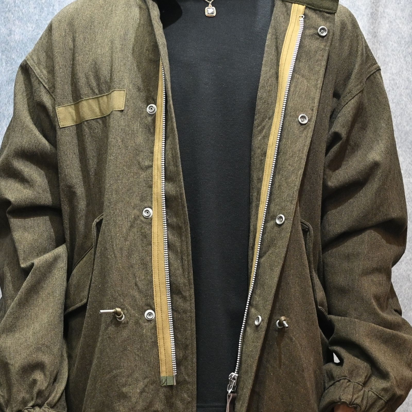 Shrunk Wool Balmacaan CT （KHA）｜モッズコート｜2510-9003