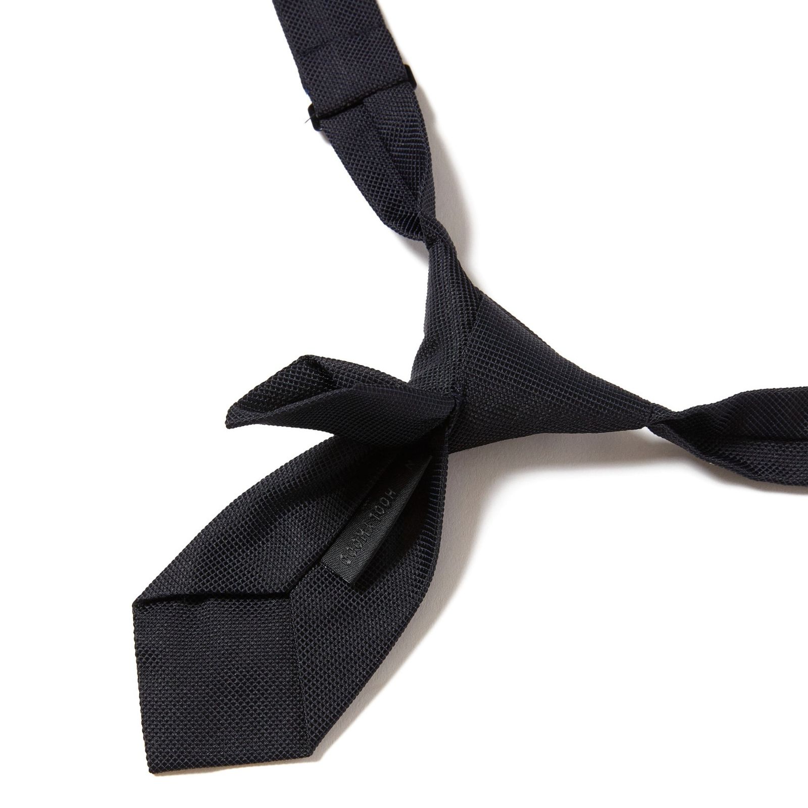 KNOT TIE （BLACK） /  フック式 ネクタイ （ブラック）