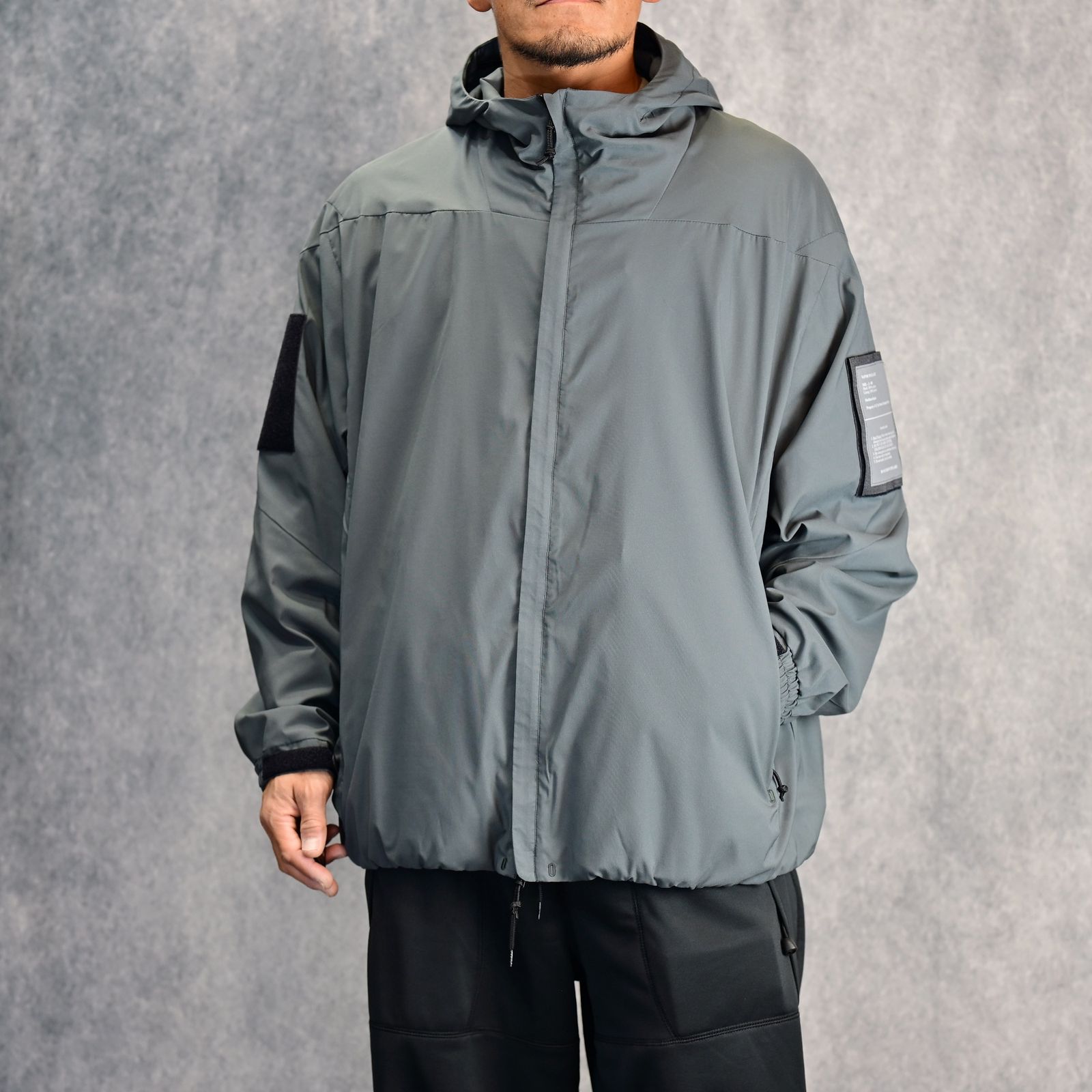 EXCHANGE HOODIE BLOUSON （CHARCOAL） エクスチェンジ フーディーブルゾン （チャコール） 9251-BL02-001