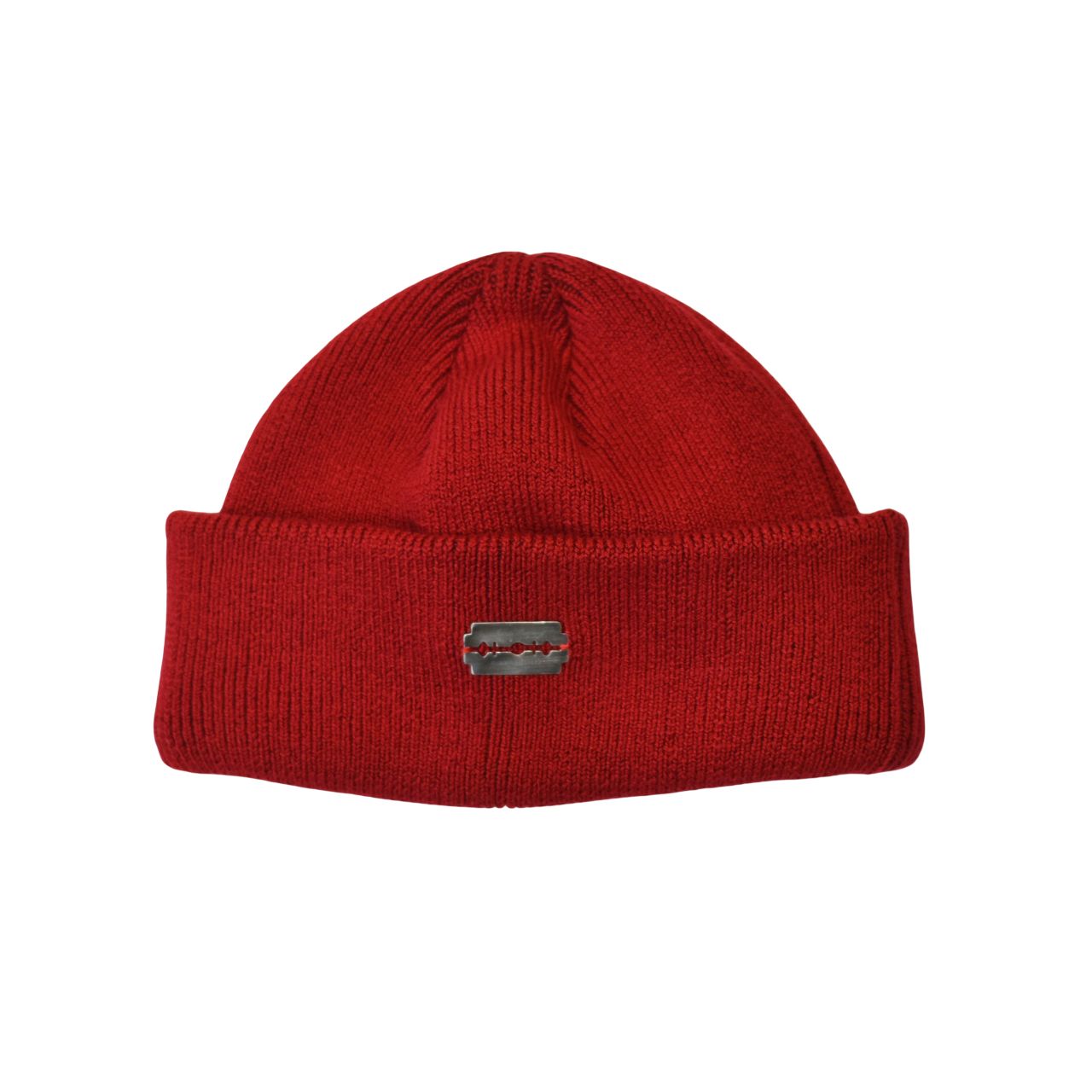 Acrylic Cotton Watch Cap "HUNTER" (SCARLET)｜ワッチキャップ ニット帽｜Y01024