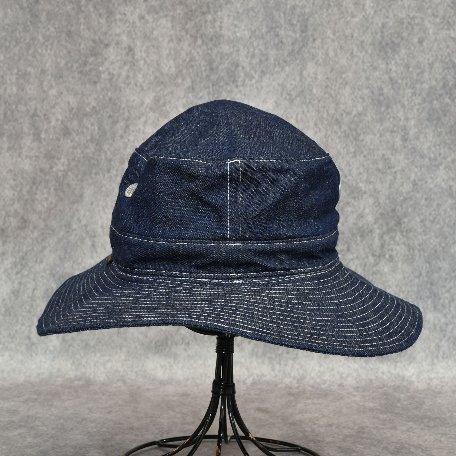 8oz Denim Jungle Hat "BARNES" (ONE WASH)｜ジャングルハット｜Y01007