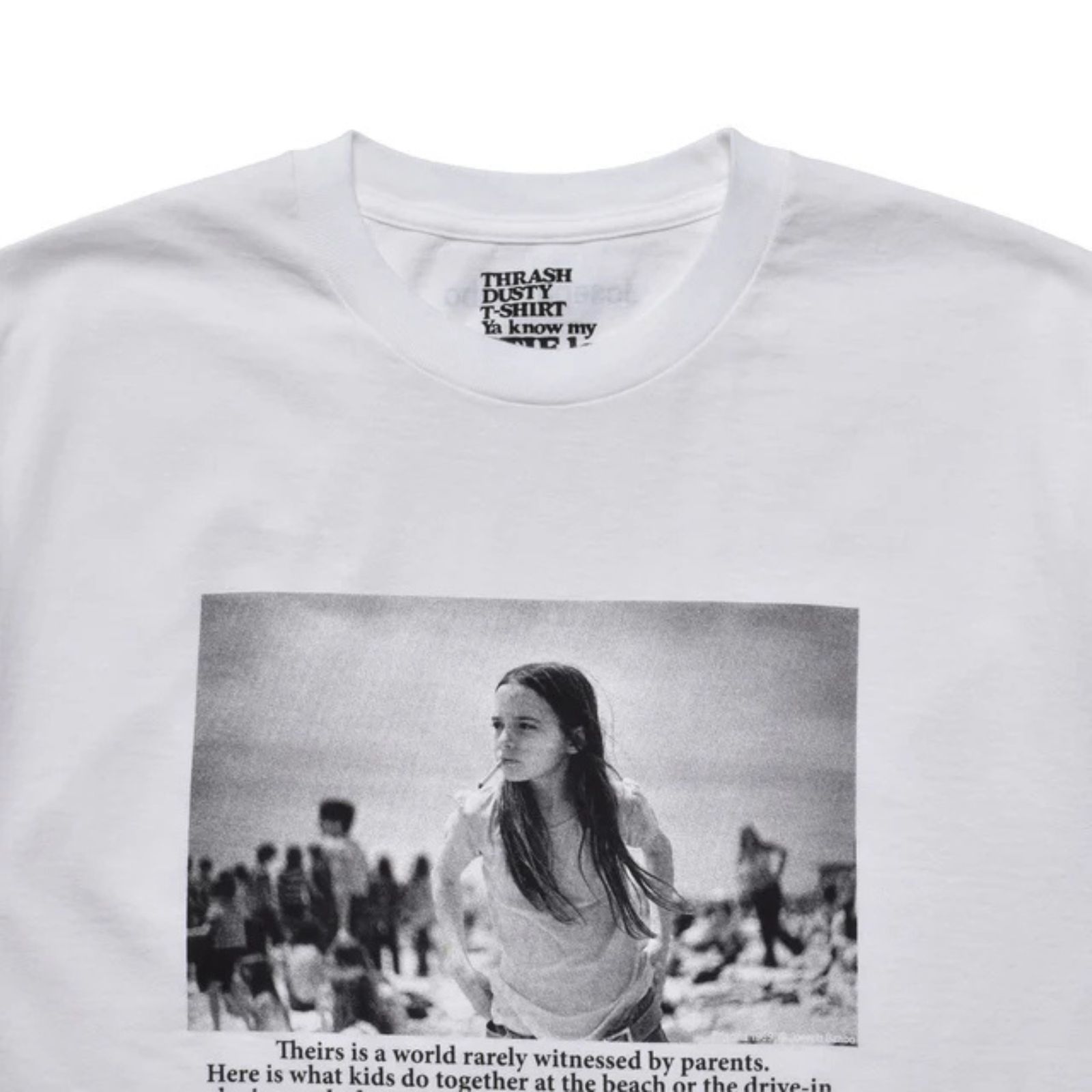 "Priscilla 1969" Crewneck Short Sleeve T-shirts （WHT） プリント Tシャツ （ホワイト）｜26MND-STL001
