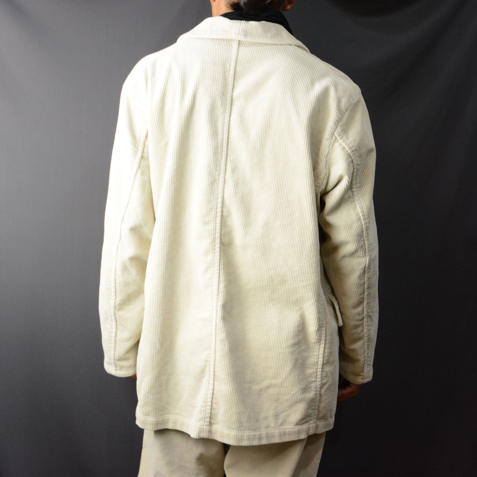 Porter Classic - CORDUROY FRENCH JACKET (OFF WHITE) コーデュロイ