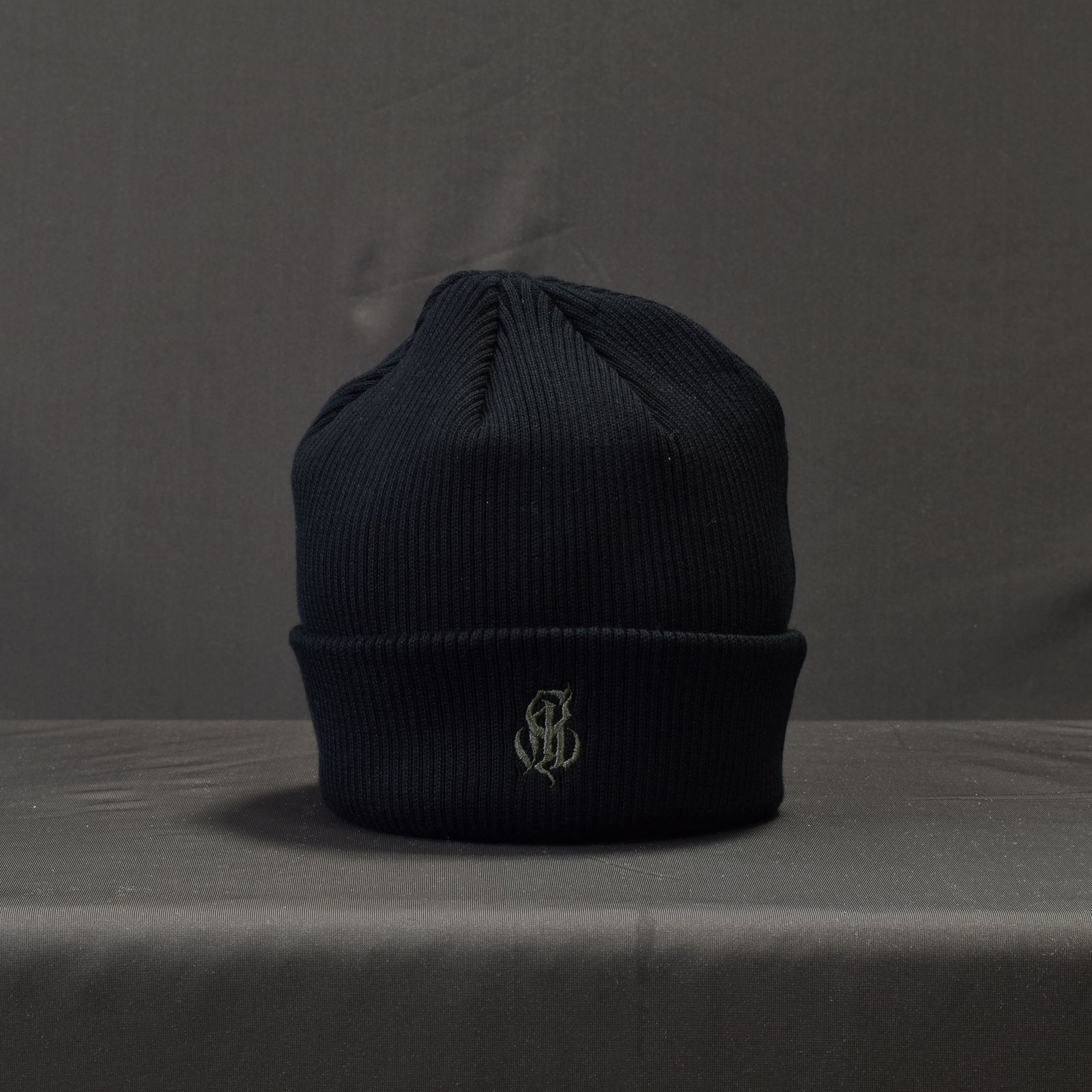 CAL NT LOGO KNIT CAP (BLACK) / ロゴ ニットキャップ
