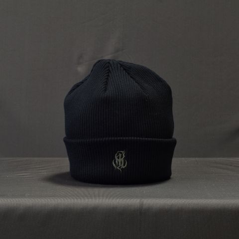 CAL NT LOGO KNIT CAP (BLACK) / ロゴ ニットキャップ